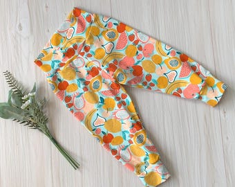 Adorable Fruit Print Pants for Little Ones
