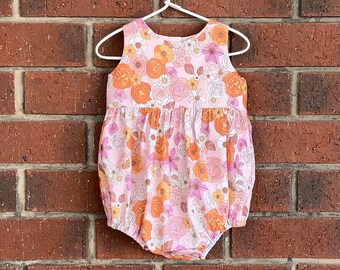 Baby girl floral playsuit