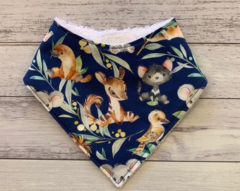 Bandana bibs navy Australian theme