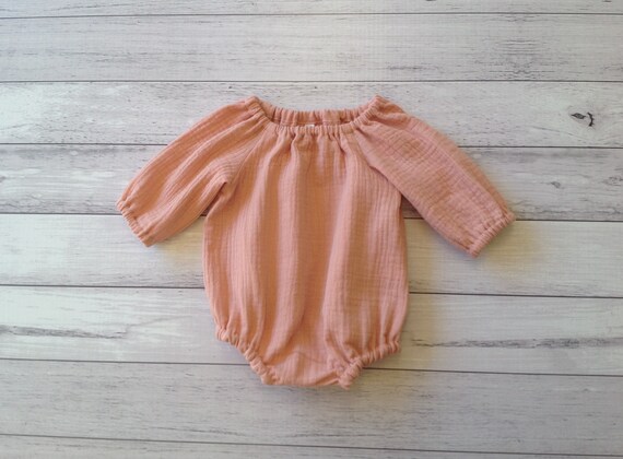 long sleeve bubble romper