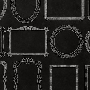 Chalkboard Frames clipart. Digital clip art. Commercial & personal Use. Instant Download. White chalk frames clip art Borders border clipart
