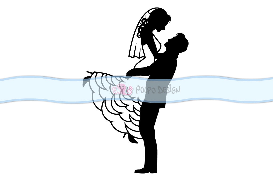 Bride and Groom SVG. Wedding Svg Eps Dxf Png. Vector Files Ideal for ...