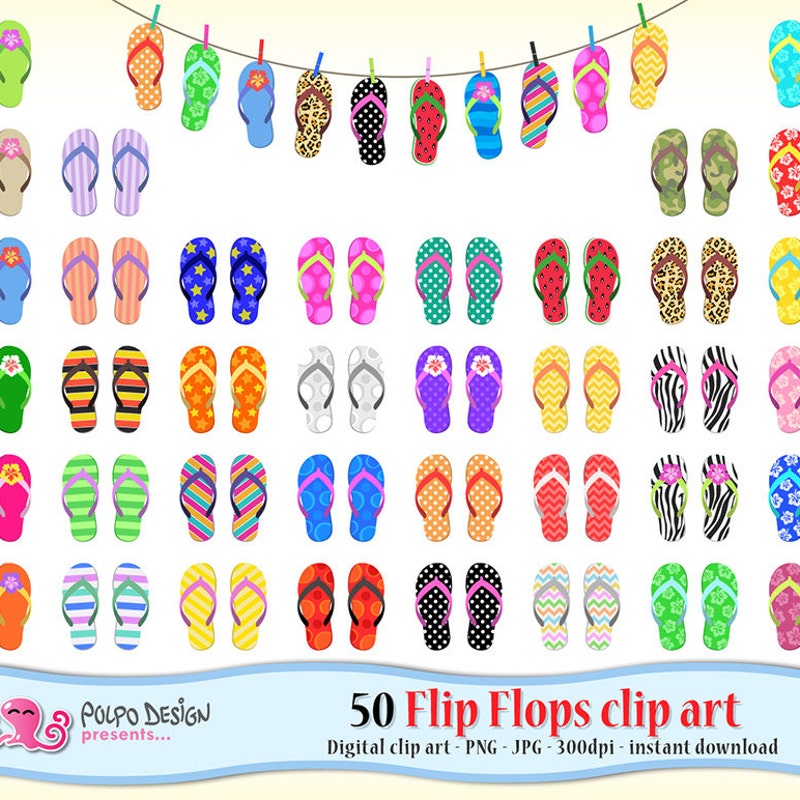 Flip Flop Art - Etsy