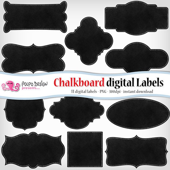 Kitchen Labels Printable Chalkboard Labels Pantry Labels Digital