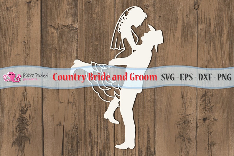 Country Bride and Groom SVG. Wedding Svg Eps Dxf Png.vector Files Ideal ...