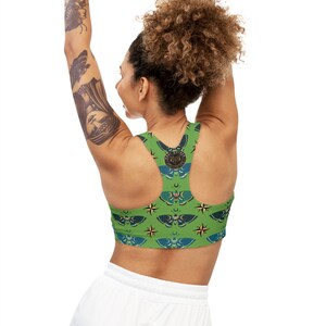 Butterfly Seamless Sports Bra (AOP)