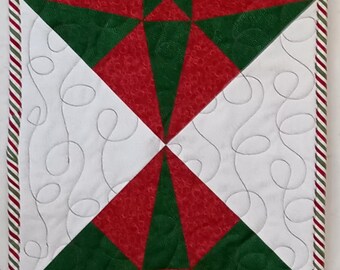 Christmas Table Runner: Red & Green Holiday Decor