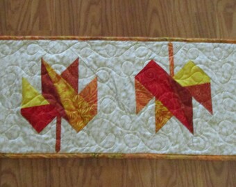 Crazy Leaf Table Runner