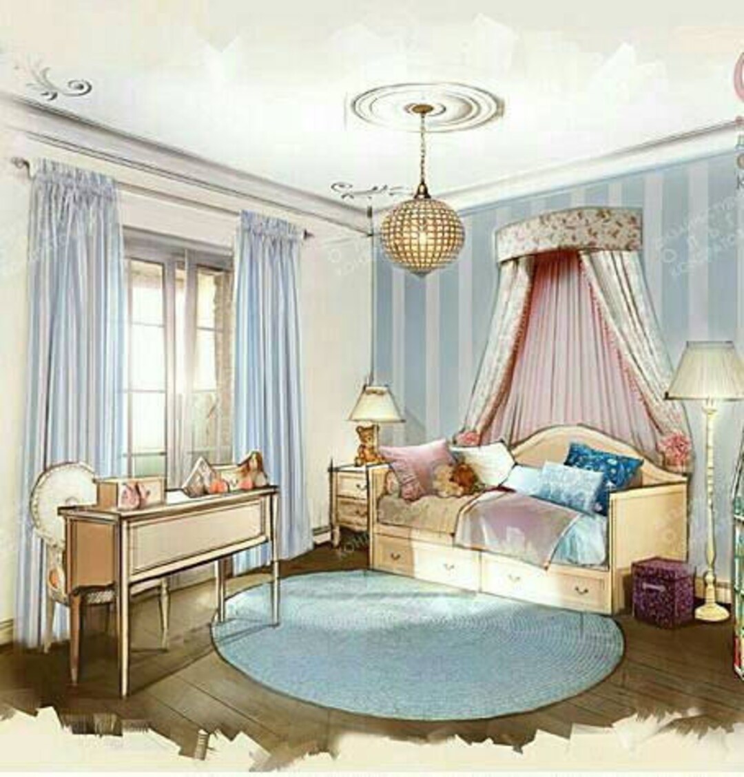 DIY Canopy Frame Kit for Curtains & Valances. - Etsy