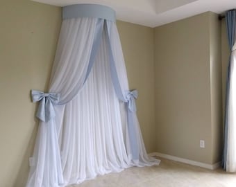 Elegant crown canopy (any fabric and color available).