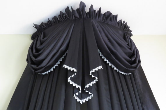 Custom Bed Crown Canopy In Gothic Style W40 Etsy