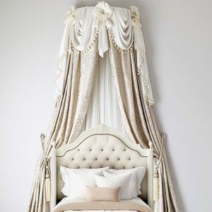 DIY canopy frame kit for curtains & valances.