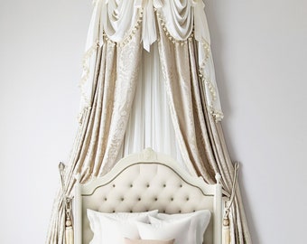 DIY canopy frame kit for curtains & valances.