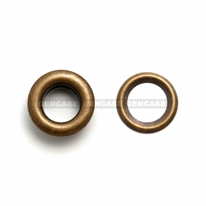 6mm Round Circle Eyelet Grommet with Washer Metal Various Color image 1