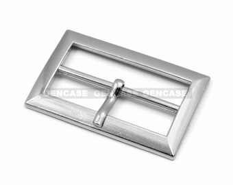 Rectangle Pin Buckle - Metal - 16mm - Silver (1 PCS)