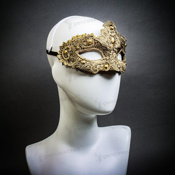 Venezianische Maskerade-Maske Für Damen & Herren – Metall-Design Für Halloween & Bälle