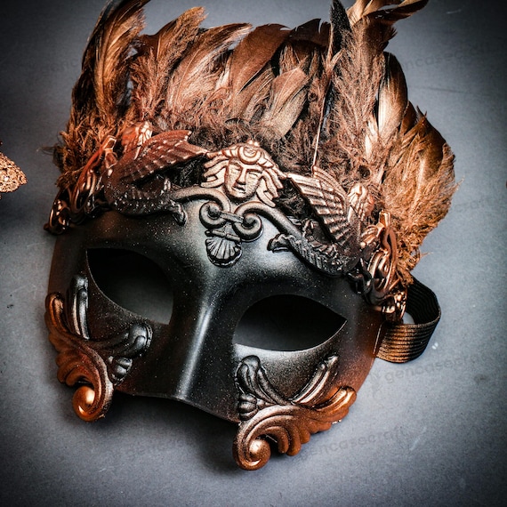 Venezianische Maskerade-Maske Für Damen & Herren – Metall-Design Für Halloween & Bälle