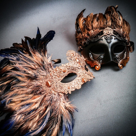 Venezianische Maskerade-Maske Für Damen & Herren – Metall-Design Für Halloween & Bälle