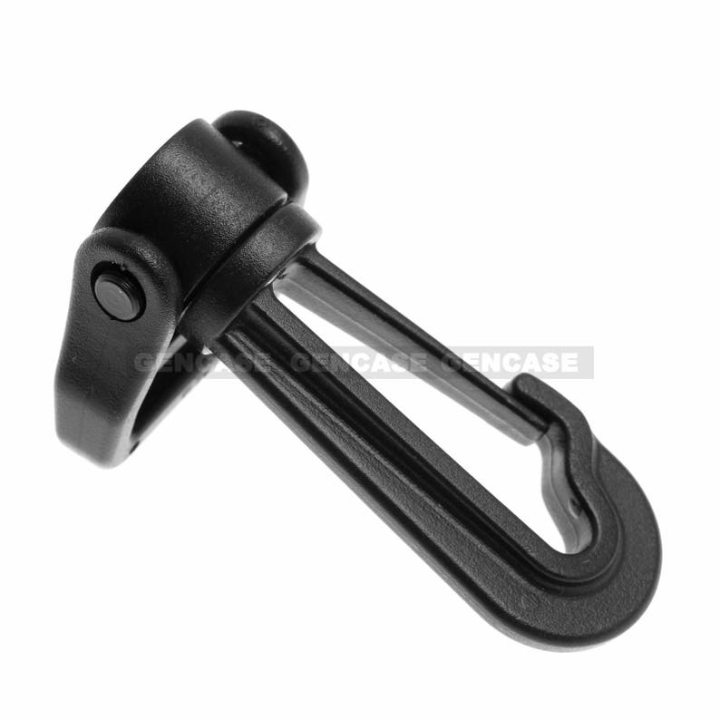 68mm Plastic Snap Clip Rotating Hook For Paracord Landyard DIY Projects Keychain 10 Count