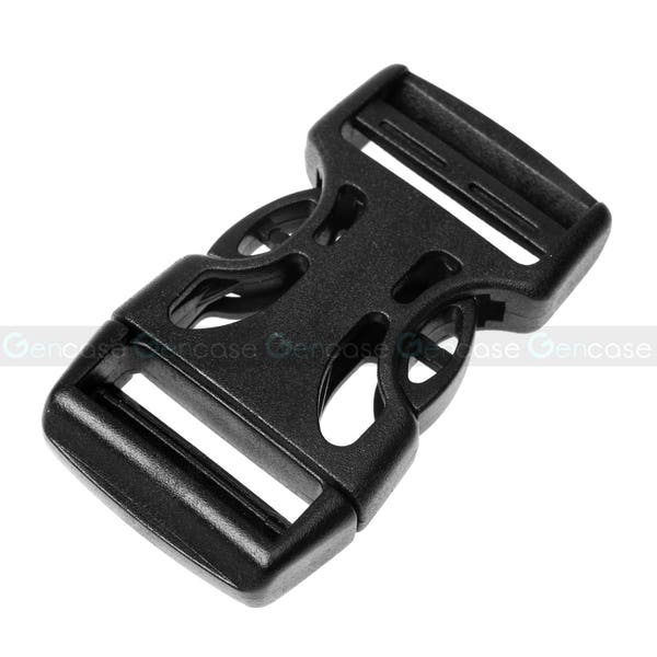 10X Black Plastic Buckle Side Release Paracord Adjustable Buckle Cording Rectangular Plastic Buckle For Accessories and DIY Projects