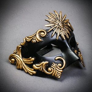 Sun God Venetian Roman Greek Mask Prom Masquerade Ball Party Mask ...
