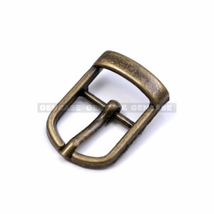 Fibbia a forma di U da 16 mm in metallo oro antico per custodia fai da te, borsa di design o cinturino per scarpe (10 pezzi)