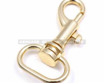 Swivel Lobster Hook - Metal - 16mm - Light Gold (1 PCS)