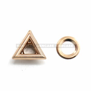 Metal Triangle Eyelet Grommet with Washer 13mm & 16mm