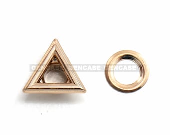 Metal Triangle Eyelet Grommet with Washer 13mm & 16mm