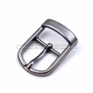 16mm U-Shaped Metal Buckle For Belt, Strap, Purse, Shoes, and Clothing Assoriess - Nickle Black (10 Pcs)