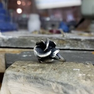 Sterling zilveren roos Ring