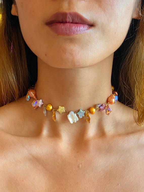 the SUN STARLIGHTER pearl necklace