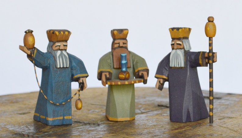 Wooden Nativity, Handmade Wood Nativity, Nativity set, Nativity Wood, Wooden Nativity Set image 8