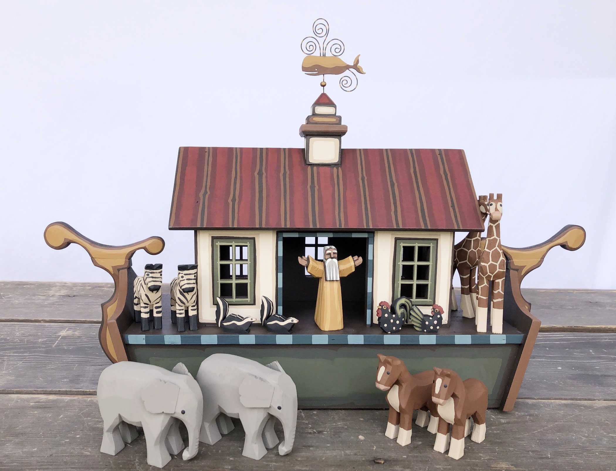 Wooden Noah's Ark Handmade Noah's Ark Wooden - Etsy Wooden Noah's Ark Handmade Noah's Ark Wooden - Etsy