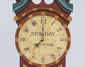 Whimsical Noah's Ark Clock