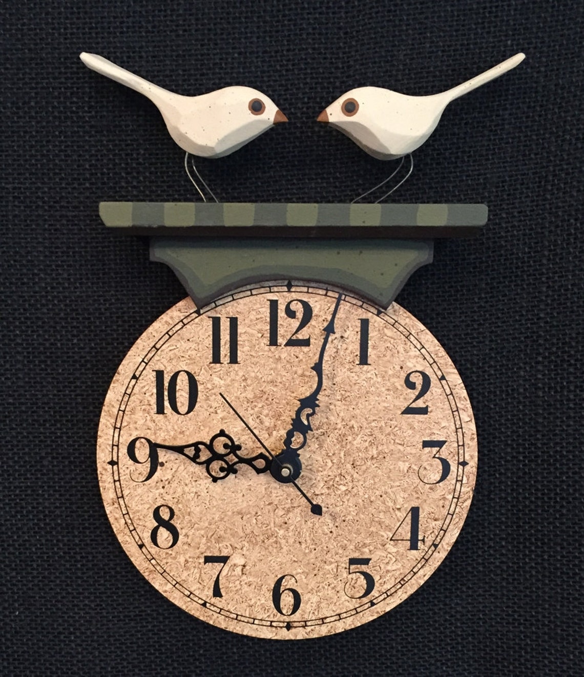 Wall Bird Clock-bird Clock - Etsy
