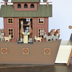 Wooden Noah's Ark - Etsy