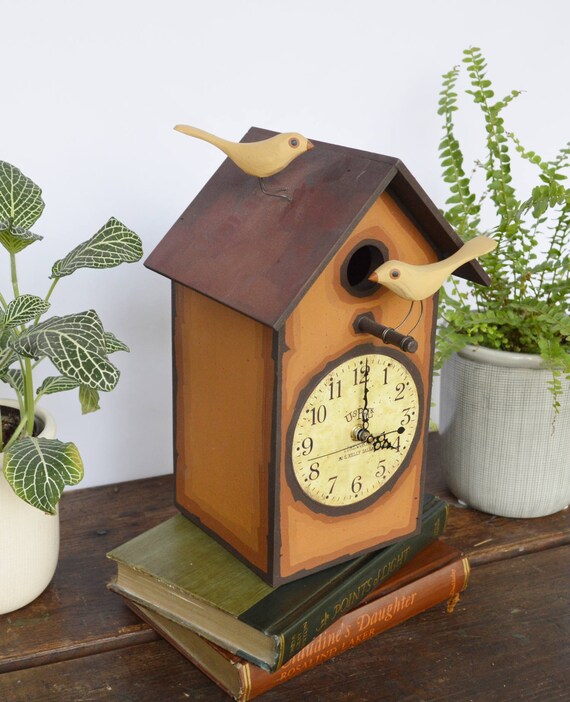 Bird House Clock - Etsy