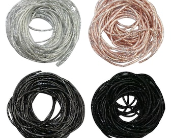 Crinkle Bullion Wire For Goldwork, Tambour, Luneville, Zardosi & Aari Embroidery, 1MM, 10Gram (400 Inch Approx)