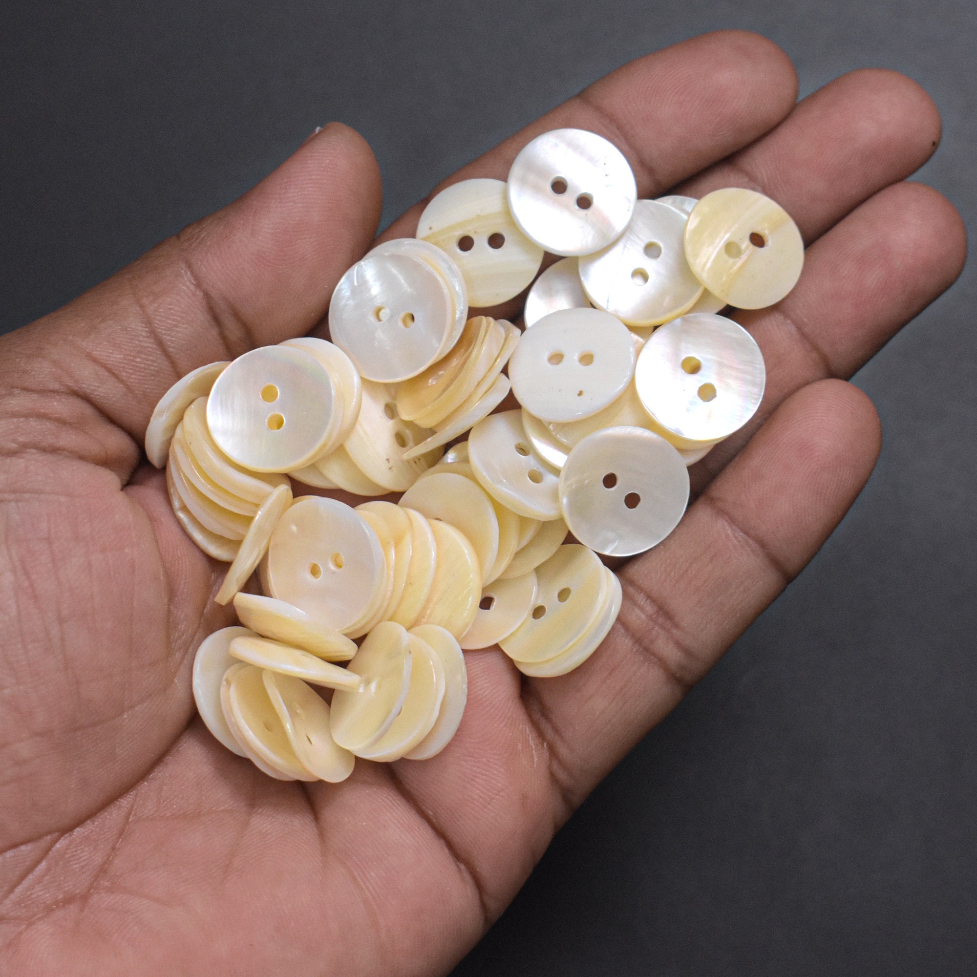 MOP Button Lot Mother of Pearl Buttons Vintage Buttons Craft Buttons ...
