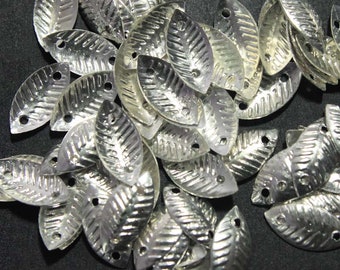 6*13 MM Silver Leaf Shape Charms/Small Leaf Pendants/Leaf Charms/Charm Leaves -100 Grams