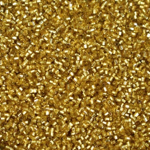 Toho Beads Hexagon cut 15/0 size in Dark Gold Colour- EMBTB5580