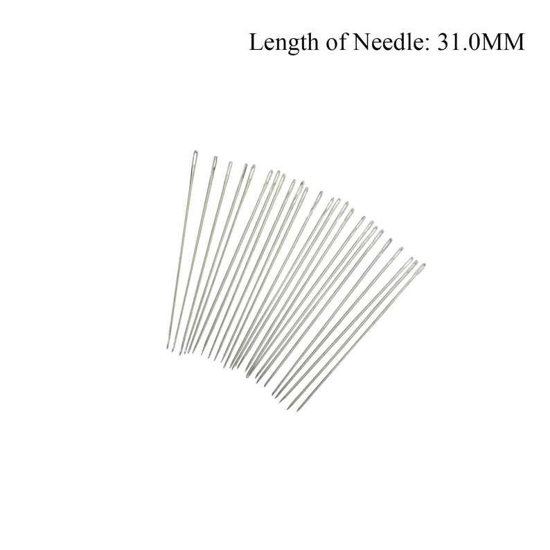 May include: A bundle of 31.0MM long silver sewing needles.