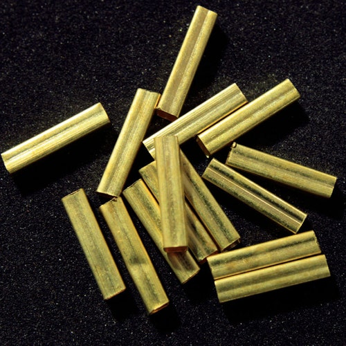 Metal Beads Square Tube Spacers Beads Brass Metal Pipes Beads Etsy