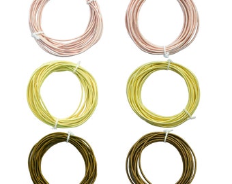 Stiff Gimp/Cannetille Wires For Goldwork, Tambour, Luneville, Zardosi & Aari Embroidery, 10 GM Packet
