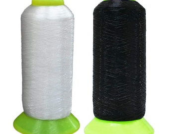 Nylon Thread for Jewellery Making, Beading & Embroidery, Clear Black Color, 2 Roll