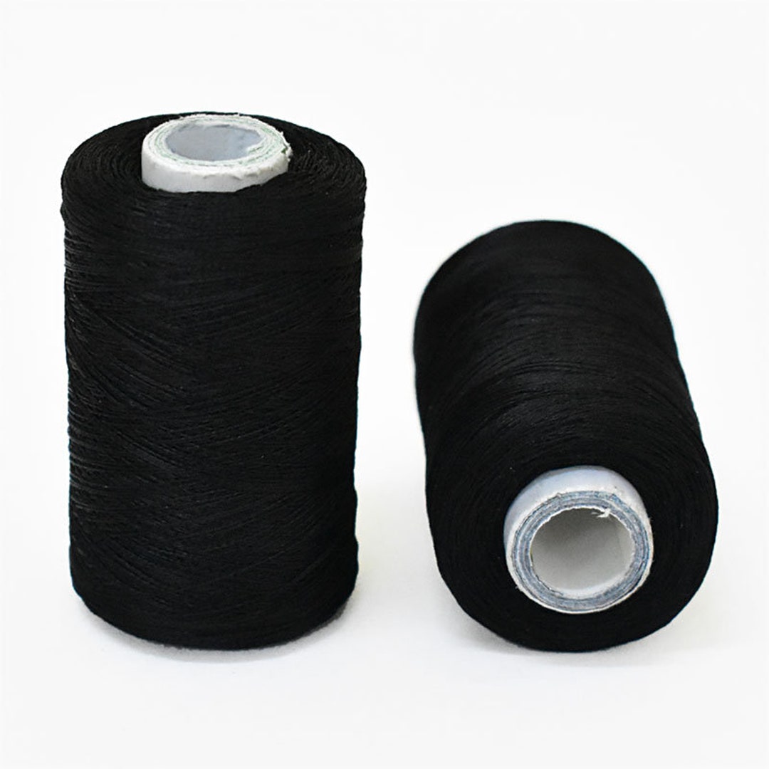 Art Silk Thread in Black Colorart Embroidery Etsy