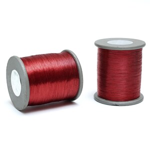 Nici Zari Nici metaliczne Nici metalowe do ręcznego haftu maszynowego Nici metalowe do szycia w kolorze czerwonym (0,1 mm)