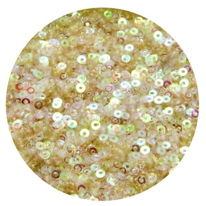 3MM/4MM/2.5MM Light Peach Color Transparent Finish Sequins-EMB836