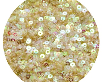 3MM/4MM/2.5MM Light Peach Color Transparent Finish Sequins-EMB836